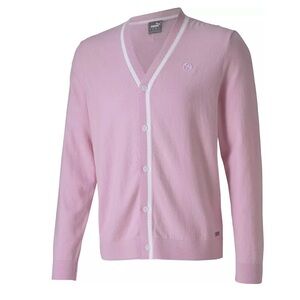 Puma Pink Cardigan Sweater